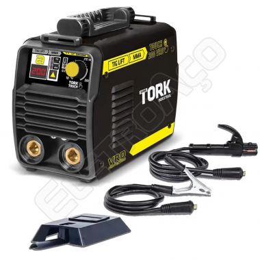 MAQ. INV. SOLDA 200A (TIG/ELETRODO) 220V - TORK (REF. ITE-8200-220V)