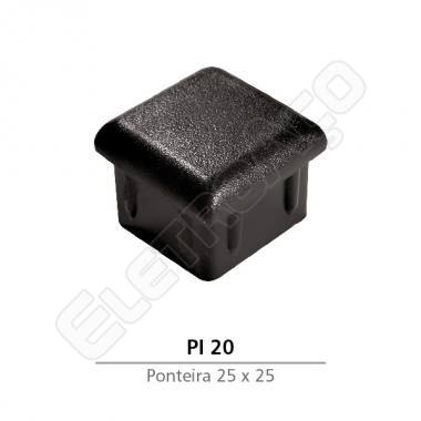 PONTEIRA 25X25 INTERNA PRETO - MASTICMOL