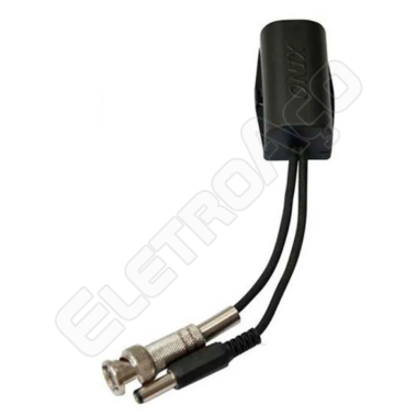 VIDEO BALUN CAM. RJ45 P4 MACHO E FEMEA - ONIX