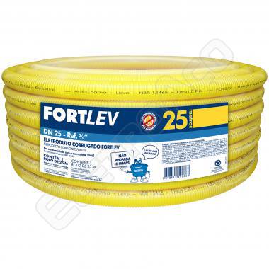 ELETRODUTO CORRUGADO 20MM 25M (CONDUITE) - FORTLEV