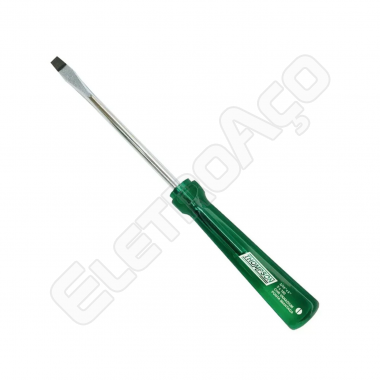 CHAVE FENDA CB. VERDE 1/4 X 6 - THOMPSON