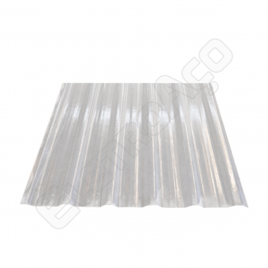 TELHA TRAPEZOIDAL EM PVC - TRANSLUCIDA