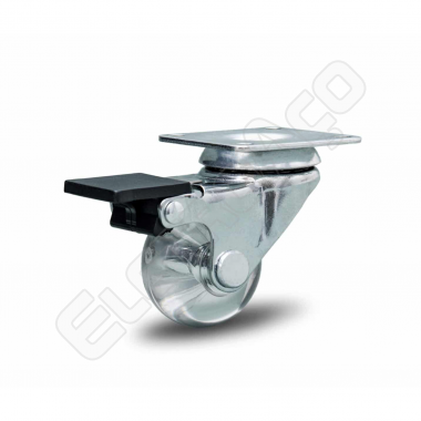 RODIZIO GIRATORIO 3905 PLACA/RODA GEL GLPF 138 PVC COLSON