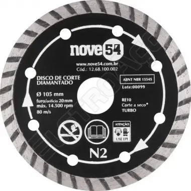 DISCO DE CORTE 105MM DIAMANT. N 02