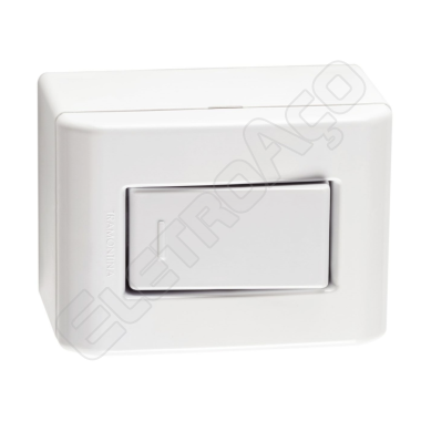 CAIXA C/ 1 INTERRUPTOR SIMPLES - TRAMONTINA (REF. 57304001)