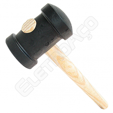 MARTELO DE BORRACHA  PRETO 60MM THOMPSON