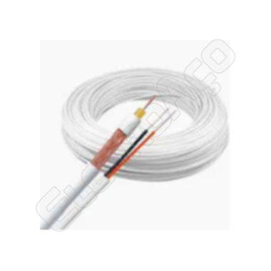 CABO COAXIAL 5MM 20AWG DUP.BLIND. + BIP 50 MTS